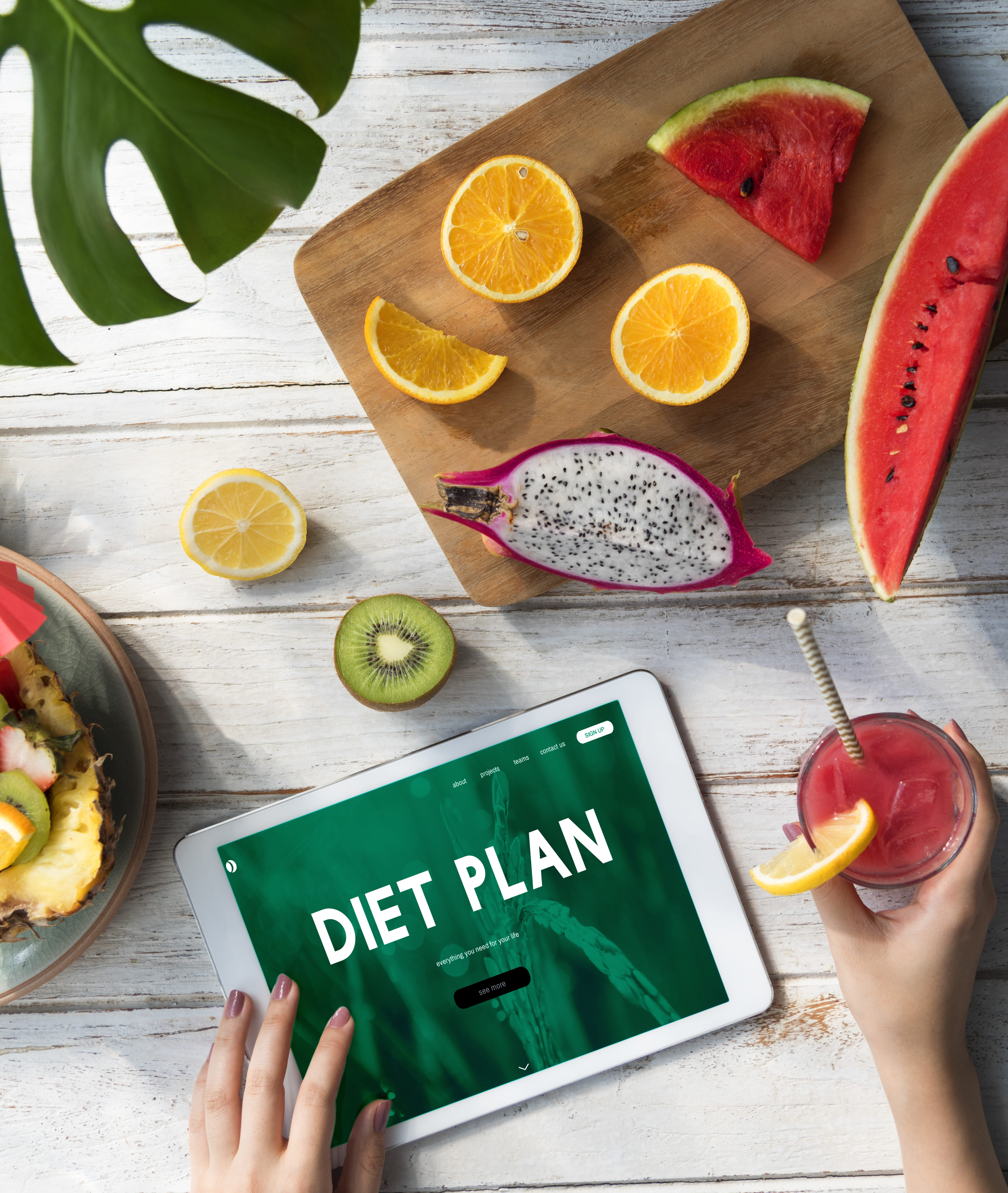 Healthy meal prep and nutrition consultation